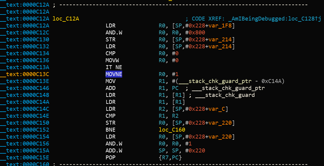Código original do sysctl